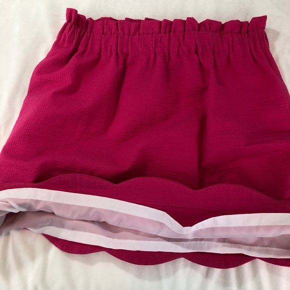 Lauren James Collection Scalloped Seersucker Skirt - Picture 4 of 6